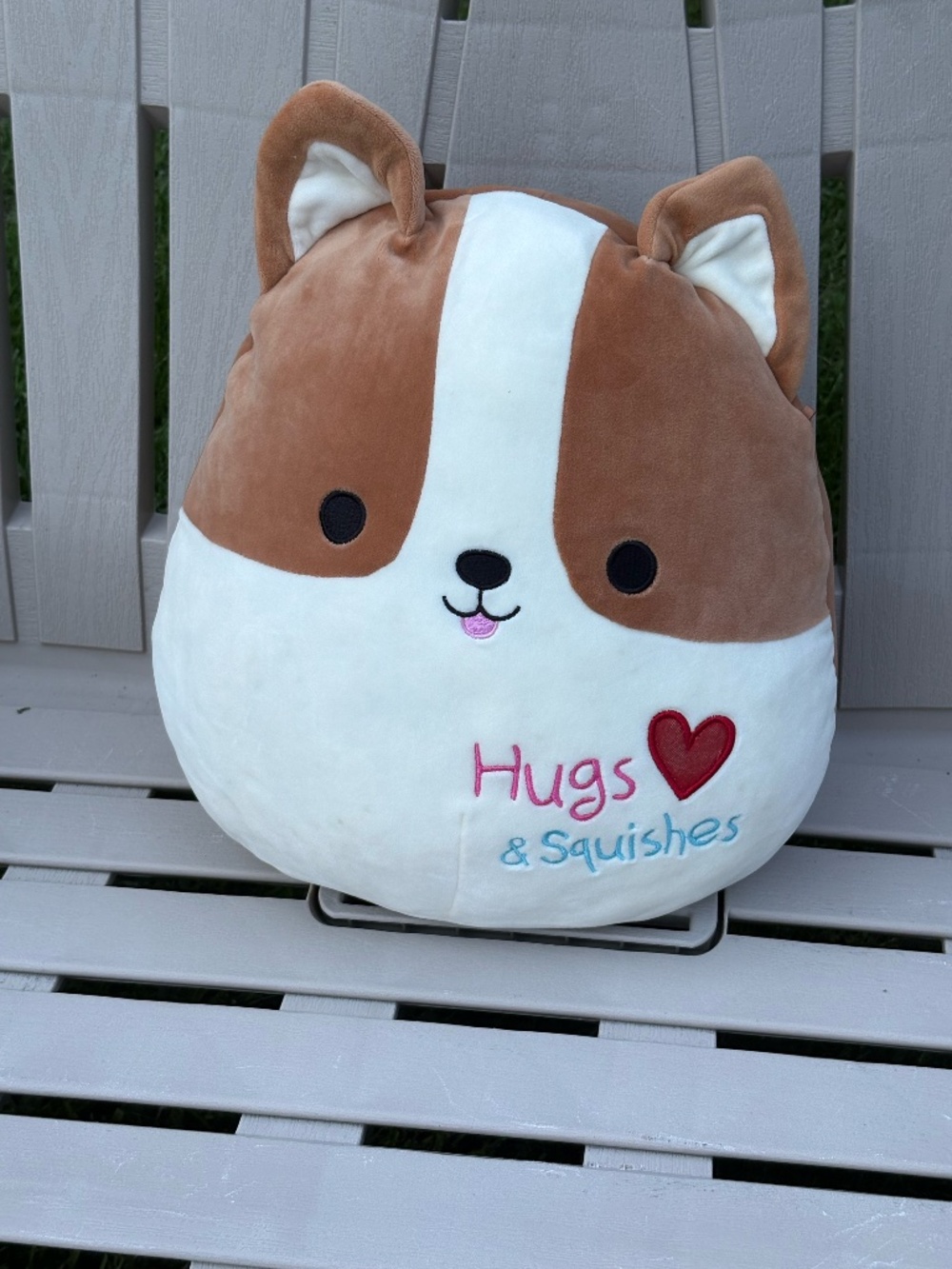 KellyToy Squishmallow‎ Reginald Corgi Plush.